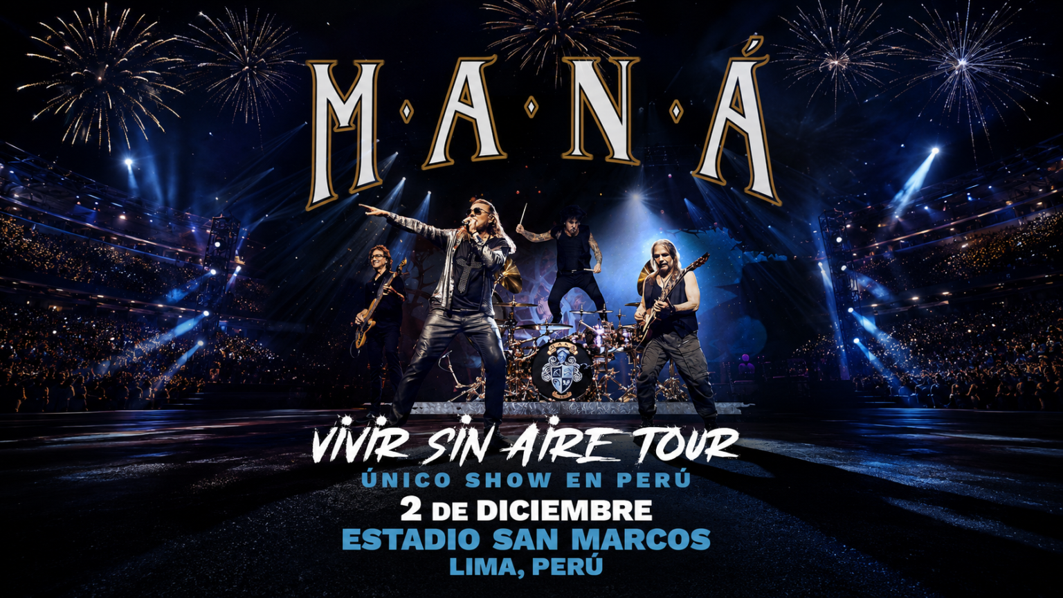 Entradas para Maná en Lima disponibles en Palcos Crema